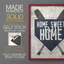 Impression encadrée Home Sweet Home Base - bois massif-1183089492-1183089495