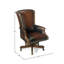 James River Leather Swivel Executive Chair