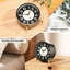 Analogue Metal Electric Alarm Tabletop Clock Gray