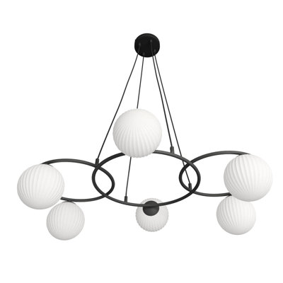 Frisco 6 - Light Matte Black Pendant