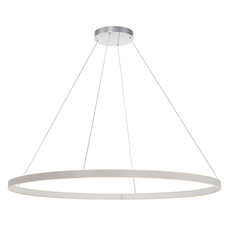 Lustre 1 lumière Verdura, Gris / blanc