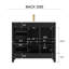 Ensemble de meuble-lavabo à simple cuve Sirois Eclipse-893566474-893566473