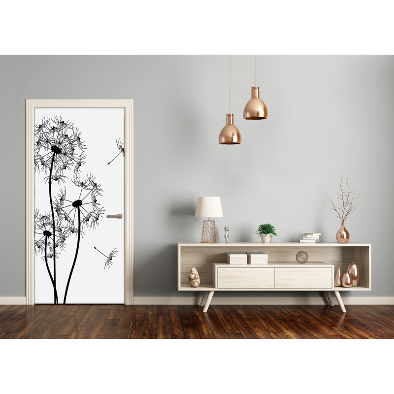 Dandelion Door Decal