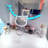 Hello Kitty Tabletop Mount LED Rechargeable Makeup Mirror with 360 Degree Rotation and Touch Sensor