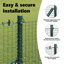 Welded Wire Fence With 7 Posts Steel-1213691701-1213691690