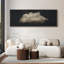 Nuage «Moody Black Modern Minimalist Neutral Artwork» - très grande impression sur toile encadrée-101069301-98126576