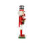 Nutcracker with Gift Box and Wreath
