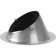 6" Recessed Sloped Ceiling Step Baffle Trim For 6" Housing