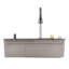 Lavabo à cascade avec évier pour cuisine en acier inoxydable 304 304