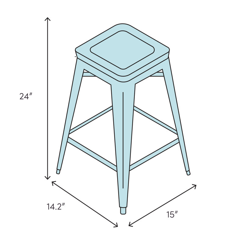 Tabouret de bar 24 po NASCAR