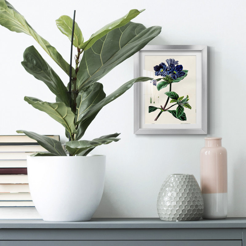 " In The Moment I ", Silver Framed Paper, White