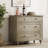 Scarlett End Table For Bedroom With 3 Drawers, Mid Century Modern Wooden Closet Storage Organizer-72074892-95739568
