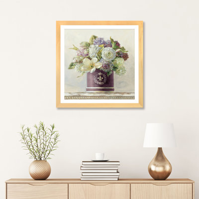" Tulips In Aubergine Hatbox " by Danhui Nai