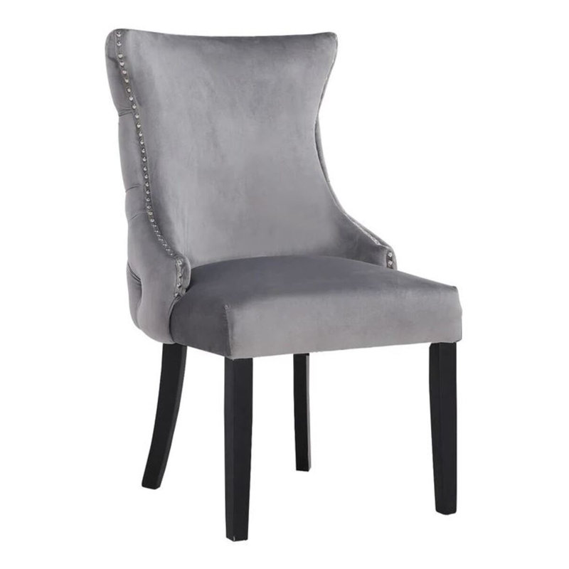 Stonefort Chair (Wood Legs), Grey