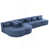 Polyester bleu est en rupture de stock