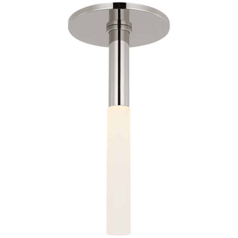 Rousseau 1 - Light LED Flush Mount, Antique Brass