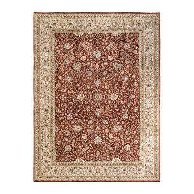 Classic One-of-a-Kind 9' 1" X 12' 1" Hand Knotted Area Rug