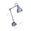 Lampe de table 1 lumière en aluminium gris