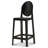 25" Counter Stool - Modern Acrylic & Plastic Bar Stool - Armless Kitchen Island Stool - Clear Contemporary Design-2054869416