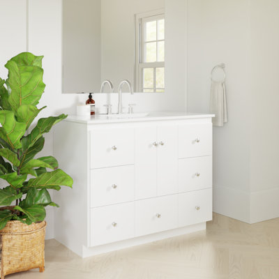 Base de meuble-lavabo simple 42 po Simplicity seulement