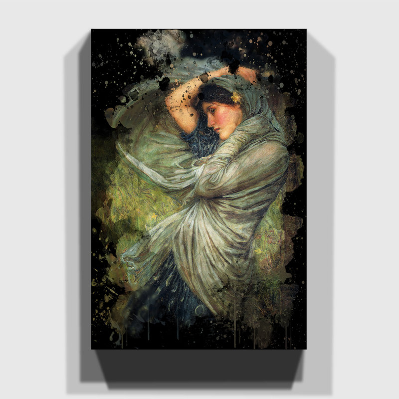 Boreas by John William Waterhouse - Wrapped Canvas, 76cm H x 50cm W