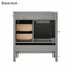 Meuble-lavabo durable de 30 pouces avec lavabo, imperméable et résistant aux taches pour une performance durable-239498348