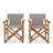 Solid Wood Folding Director Chair (Set of 2)-1486051790