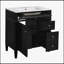 Meuble-lavabo de 30 po avec lavabo supérieur-763471359