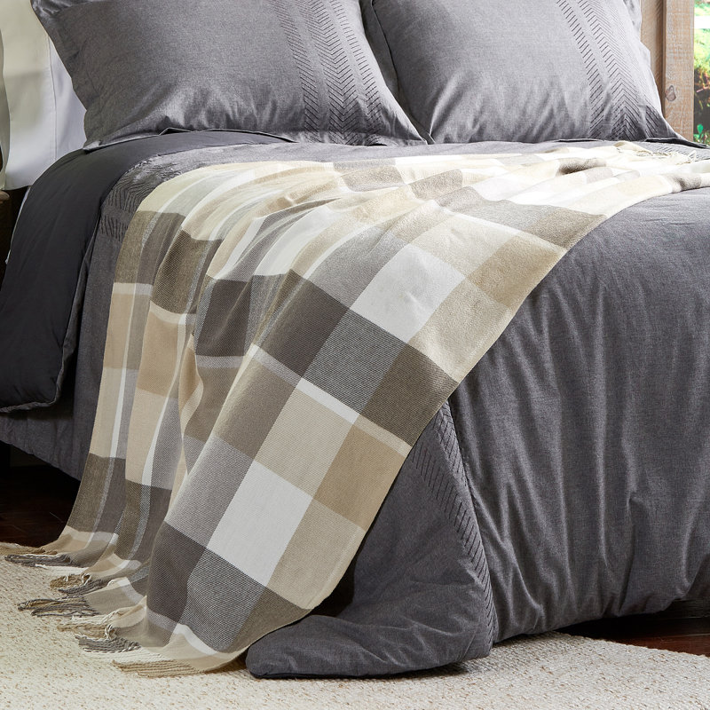 Jeté surdimensionné LHC, Beige/gris