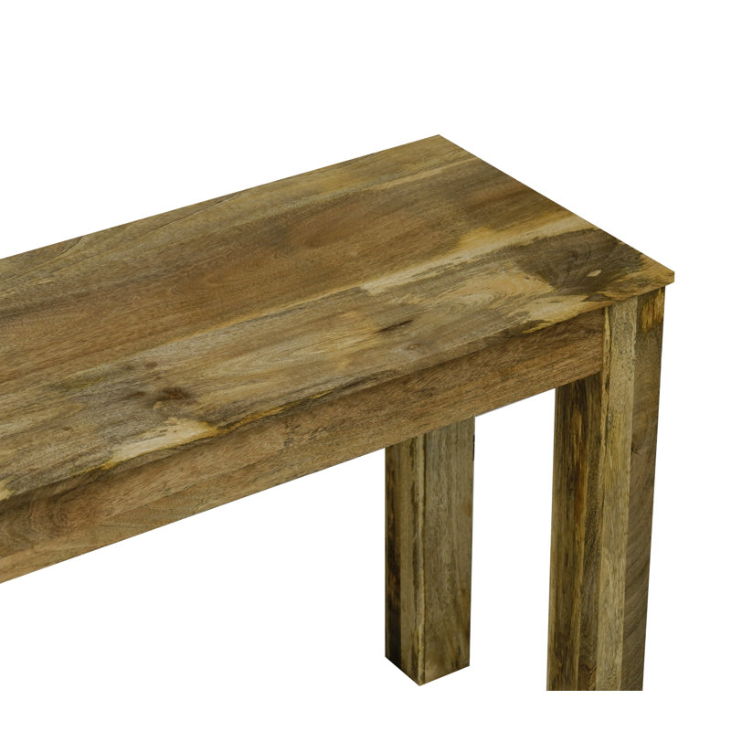 Munnar 118cm Solid Wood Console Table, Light Mango