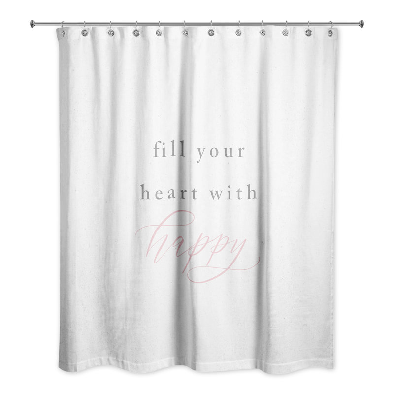 Rideau de douche Fill Your Heart