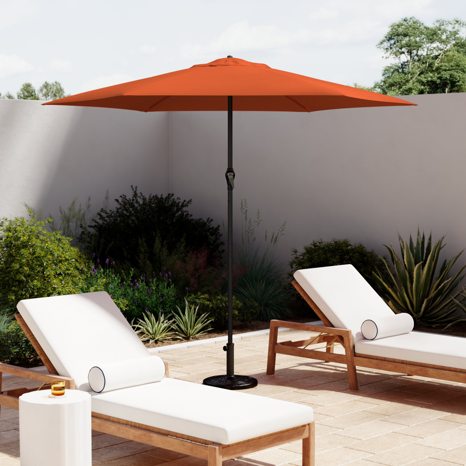 Toscana 9' Umbrella, Tuscan Orange