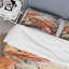 Ensemble de housse de couette Orange Harmony Summer Flower Bouquet - Flowers-101240293