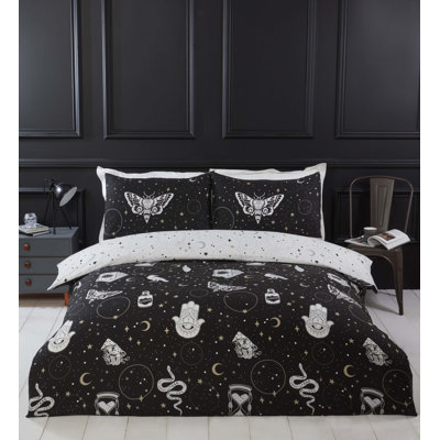 Frith Polyester Abstract Duvet Cover Set with Pillowcases Included