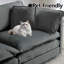 Haninerm Chenille Round Arm Loveseat-203996530-212873358