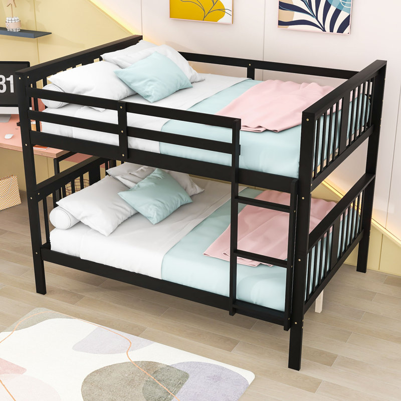 Didy Kids Full Over Full Bunk Bed, Espresso