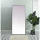Sabine Metal Rounded Rectangle Floor Mirror