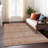 Machine Washable Indoor/Outdoor Claudian ACN1644 Paprika Rug-109536014