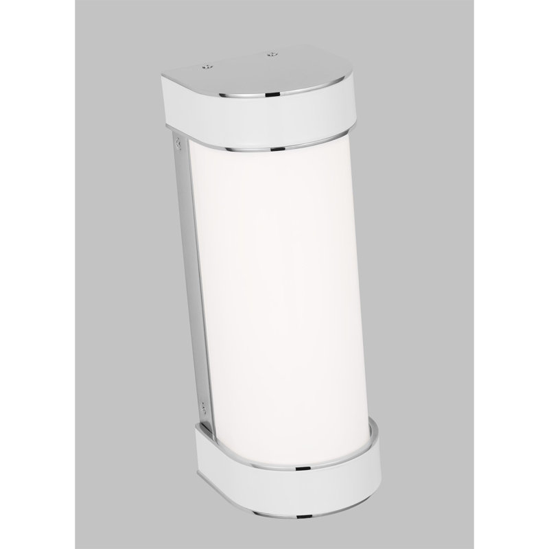 Monroe Polished Nickel Dimmable LED Cylinder Vanity Light