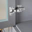  Ensemble de meuble-lavabo double 96 "avec miroir 96"-33559832