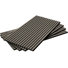 4 panneaux muraux en bois de 47,4 po x 23,6 po, panneaux d'insonorisation décoratifs pour murs et plafonds, conception à lattes 3D