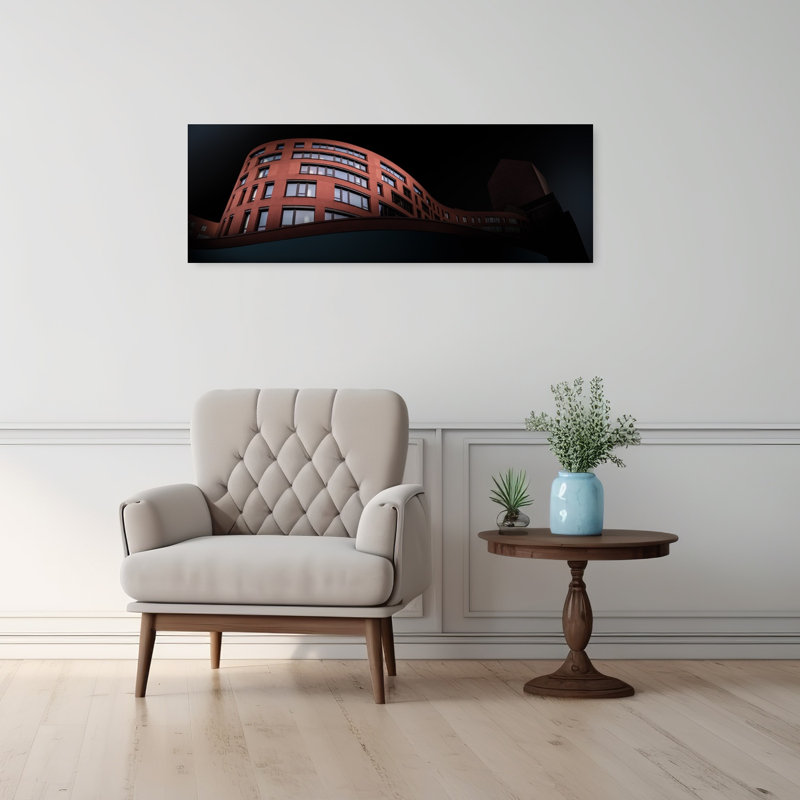 Art mural urbain contemporain, H 36 po x l 12 po