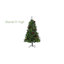 Arbre de Noël vert à plumes de pin artificielles avec DEL-1264819468