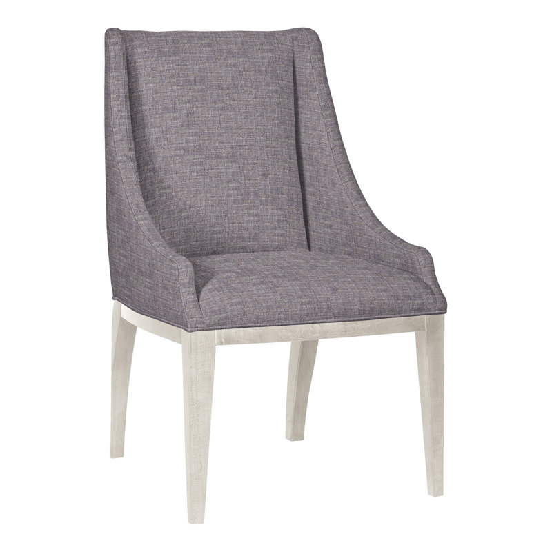 Ithaca By Thom Filicia 20'' H Upholstered Armchair, Casablanca, Chenille nomade ardoise Crypton®