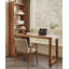 Bureau rectangulaire en bois massif Burlywood-116460500