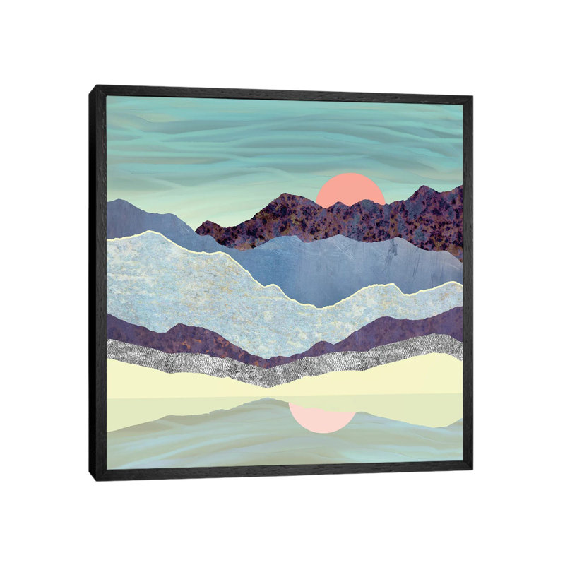 Summer Dawn - Print on Canvas, Black Framed, 66.04 cm H x 66.04 cm W