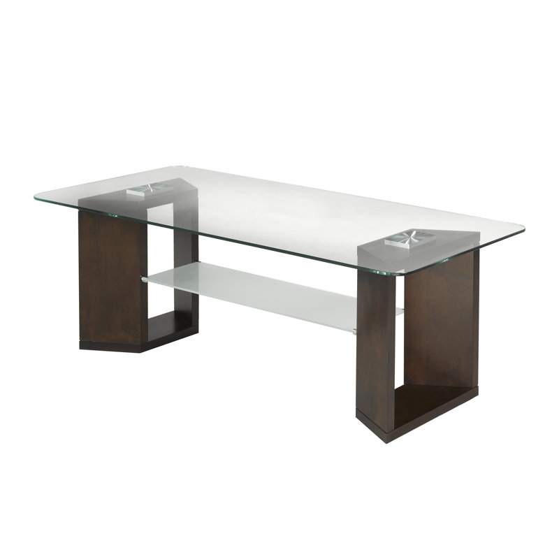 Cathryn Glass Top Coffee Table