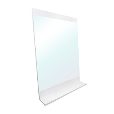 Roughton Rectangle Wall Mirror with Shelves