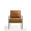 Fauteuil en peau de vache de 25 po de largeur Tristani-1125654667
