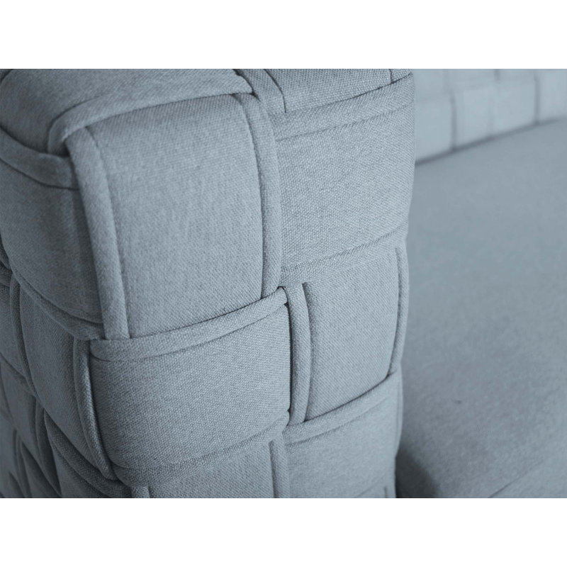 Chaise Saree, chenille bleu sarcelle clair